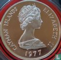 Cayman Islands 25 dollars 1977 (PROOF) "25th anniversary Accession of Queen Elizabeth II" - Image 1