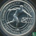 Barbados 25 Dollar 1986 (PP) "Commonwealth Games in Edinburgh" - Bild 2