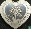 Polen 10 zlotych 2012 (PROOF) "20th anniversary Great Orchestra of Christmas charity" - Afbeelding 2