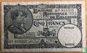 Belgien 5 Franken 1929 - Bild 1