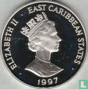 East Caribbean States 10 dollars 1997 (PROOF) "50th Wedding anniversary of Queen Elizabeth II and Prince Philip" - Image 1