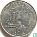 East Caribbean States 10 dollars 1981 "Royal Wedding Prince Charles and Lady Diana" - Image 2