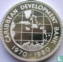 East Caribbean States 10 dollars 1980 (PROOF) "10th anniversary Caribbean Development Bank" - Image 2