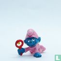 Baby Smurf with rattle - Image 1
