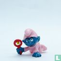 Baby smurf with rattle - Image 1