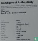 Niue 1 dollar 2021 (PROOF) "German shepherd" - Afbeelding 3