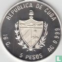 Cuba 5 pesos 1989 (PROOF) "220th anniversary Birth of Alexander von Humboldt" - Afbeelding 2