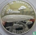 Cuba 5 pesos 1988 (PROOF - type 2) "Means of transportation - Zeppelin" - Afbeelding 1