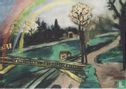 Eisenbahnlandschaft mit Regenbogen, 1942 - Afbeelding 1