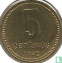 Argentina 5 centavos 1992 (type 2) - Image 1