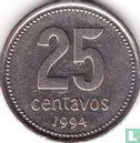 Argentinië 25 centavos 1994 (type 1) - Afbeelding 1