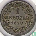 Beieren 1 kreuzer 1870 - Afbeelding 1