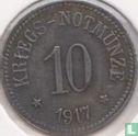 Bergzabern 10 pfennig 1917 (ijzer) - Afbeelding 1