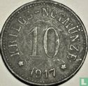 Cham 10 pfennig 1917 (zink)