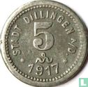 Dillingen 5 pfennig 1917 (type 2) - Image 1