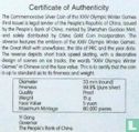 China 5 yuan 2022 (PROOF) "Winter Olympics in Beijing - Speed skating" - Afbeelding 3
