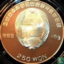 North Korea 250 won 1999 (PROOF) "Ludwig van Beethoven" - Image 2