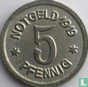Oberwesel 5 pfennig 1919 - Afbeelding 1