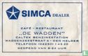 Simca Dealer - Café Restaurant "De Wadden" - Afbeelding 1