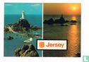 Royaume Uni Jersey, carte postale post card, La Corbiere lighthouse, Jarrold - Image 1
