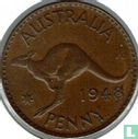 Australië 1 penny 1948 (met punt) - Afbeelding 1