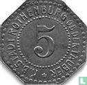 Rothemburg ob der Tauber 5 Pfennig (Eisen) - Bild 1