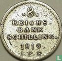 Schleswig-Holstein 8 reichsbank schilling 1819 - Image 1