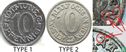Aachen 10 pfennig 1920 (type 1 - variant f)
