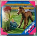 Playmobil Kind met Veulen / Child with Foal - Bild 1