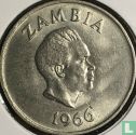 Zambie 6 pence 1966 - Image 1