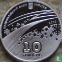 Ukraine 10 hryven 2010 (PROOF) "Winter Olympics in Vancouver" - Image 1