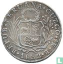 Peru 8 real 1832 (CUZCO) - Afbeelding 1