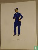 Uniformen van de gezondheidsdienst nr 20 Heelmeester van 1° klasse bij de marine 1849 - Image 1