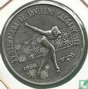 Cuba 1 peso 1986 (type 2) "1988 Winter Olympics in Calgary" - Image 1