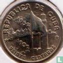 Cuba 20 centavos 1952 "50th anniversary of the Republic" - Afbeelding 2