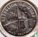 Cuba 10 centavos 1952 "50th anniversary of the Republic" - Image 2