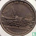 Cuba 1 peso 2000 "Steam paddleboat Buenaventura" - Afbeelding 1