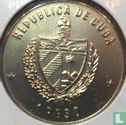 Cuba 1 peso 1988 (copper-nickel) "Means of transportation - Zeppelin" - Image 2