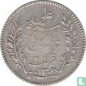 Tunesië 2 francs 1892 (AH1309) - Afbeelding 2