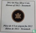 Canada 4 dollars 2012 (PROOF) "200 years War of 1812 - Tecumseh" - Image 3