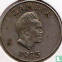 Zambie 20 ngwee 1985 "20th anniversary Bank of Zambia" - Image 2