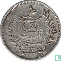 Tunesië 50 centimes 1891 (AH1308) - Afbeelding 2