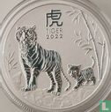 Australië 50 cents 2022 (type 1 - kleurloos) "Year of the Tiger" - Afbeelding 1