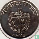 Cuba 1 peso 1991 "Barcelona Olympic Stadium" - Image 2