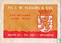Fa. J.W. Floors & Co. Café Restaurant Slijterij Biljart - Image 1