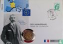 Frankreich 2 Euro 2013 (Numisbrief) "150th anniversary of the birth of Pierre de Coubertin" - Bild 1