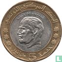 Tunisia 5 dinars 2002 (AH1423 - type 2) "2nd anniversary Death of Habib Bourguiba" - Image 2