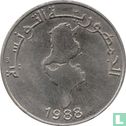 Tunisie 1 dinar 1988 - Image 1