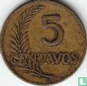 Peru 5 centavos 1943 (without S) - Image 2