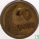 Peru 20 centavos 1943 (without S - type 2) - Image 2